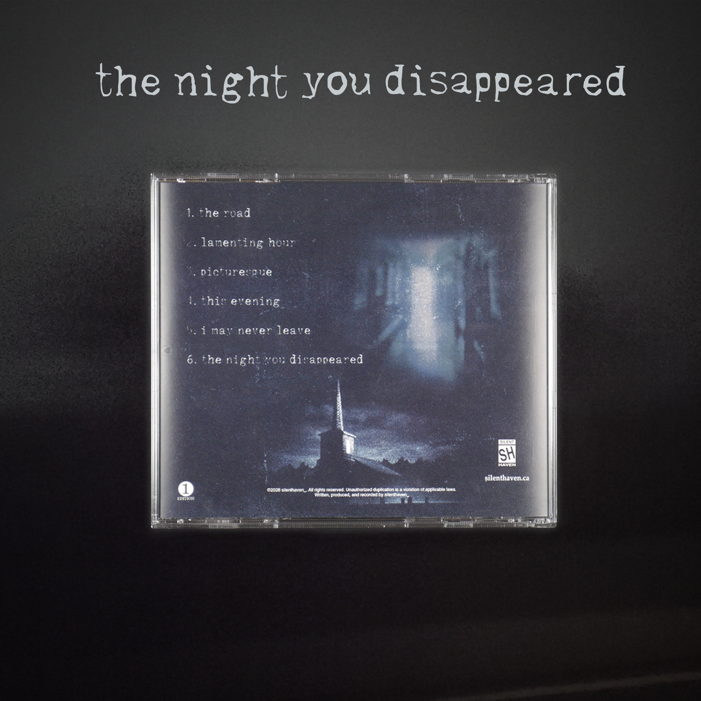 the night you disappeared CD (Holo-Sticker Included)