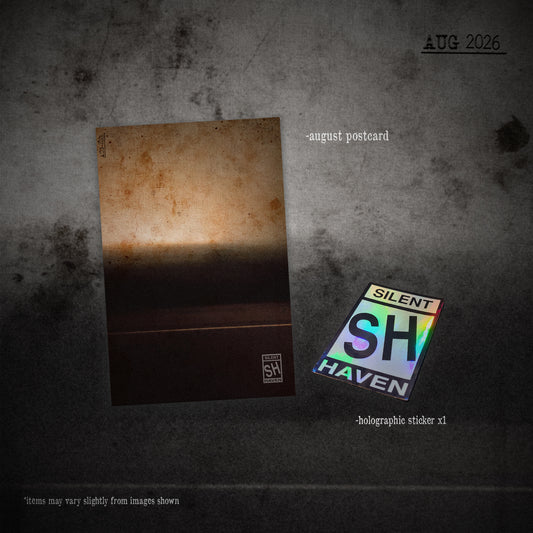 silenthaven August Postcard + Holo-Sticker (FREE SHIPPING)
